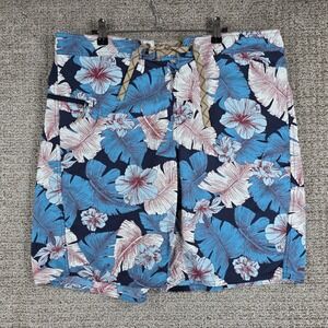 Patagonia Printed Wavefarer Mens Floral‎ Swim Trunks Board Shorts Size 36